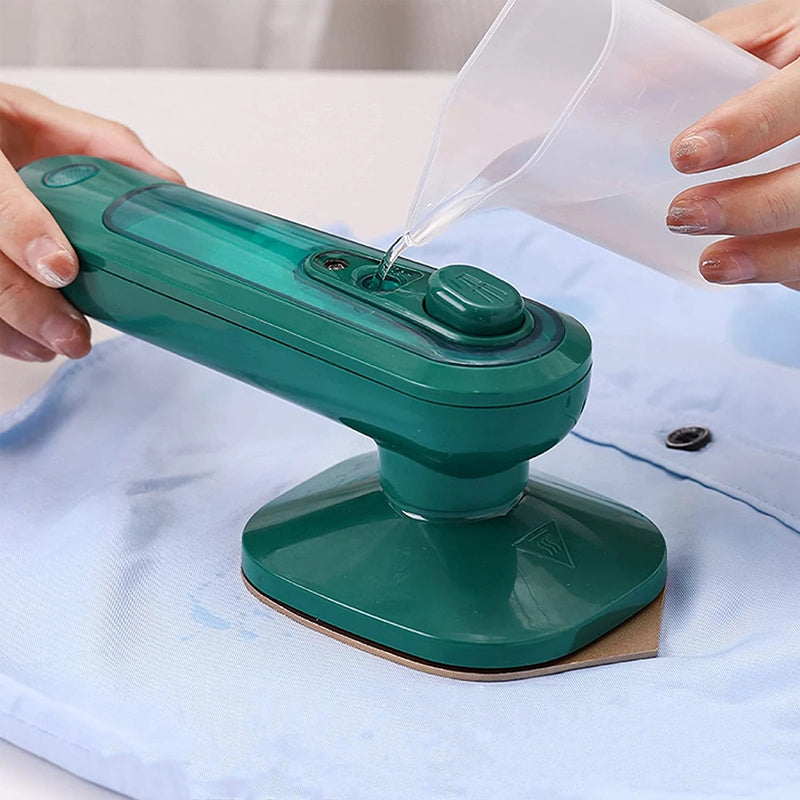 🌟 Mini Plancha Eléctrica a Vapor — Verde Portátil-Paga al recibir