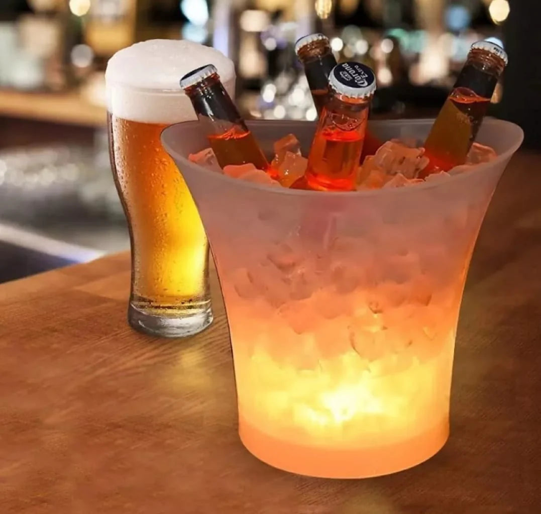 Hielera Parlante LED Bluetooth 5 L – Enfriador y Music Bar en 1 – Paga al recibir