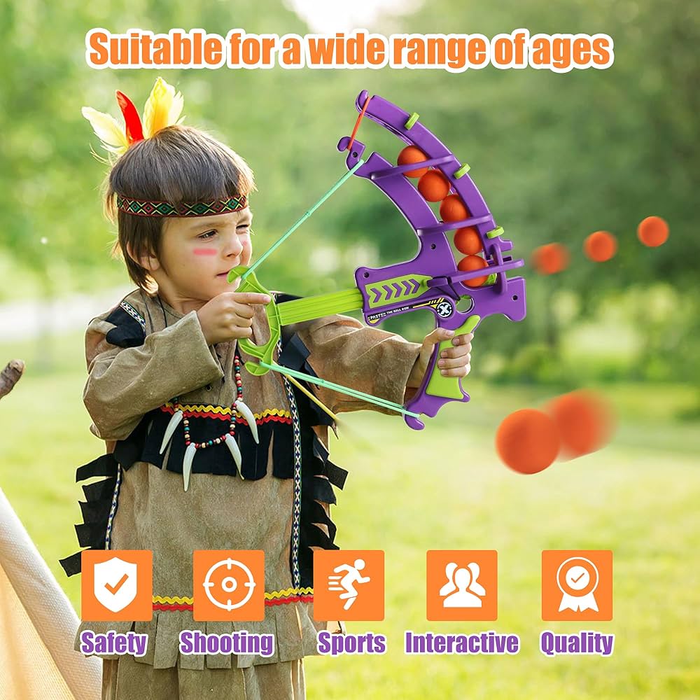 Arco Lanzador de Bolas para Niños – 5 dianas, habilidad y diversión – Paga al recibir