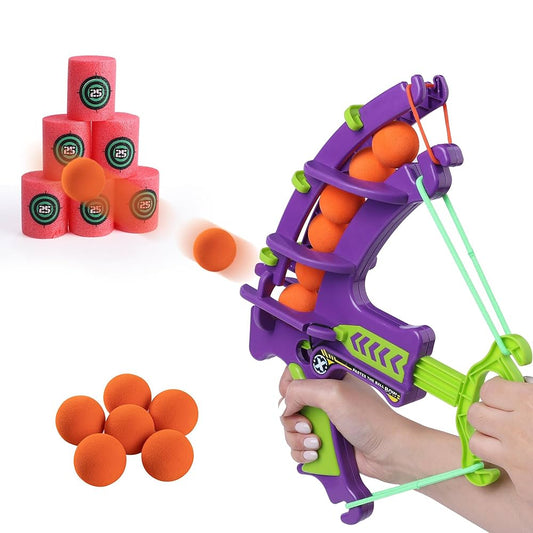 Arco Lanzador de Bolas para Niños – 5 dianas, habilidad y diversión – Paga al recibir