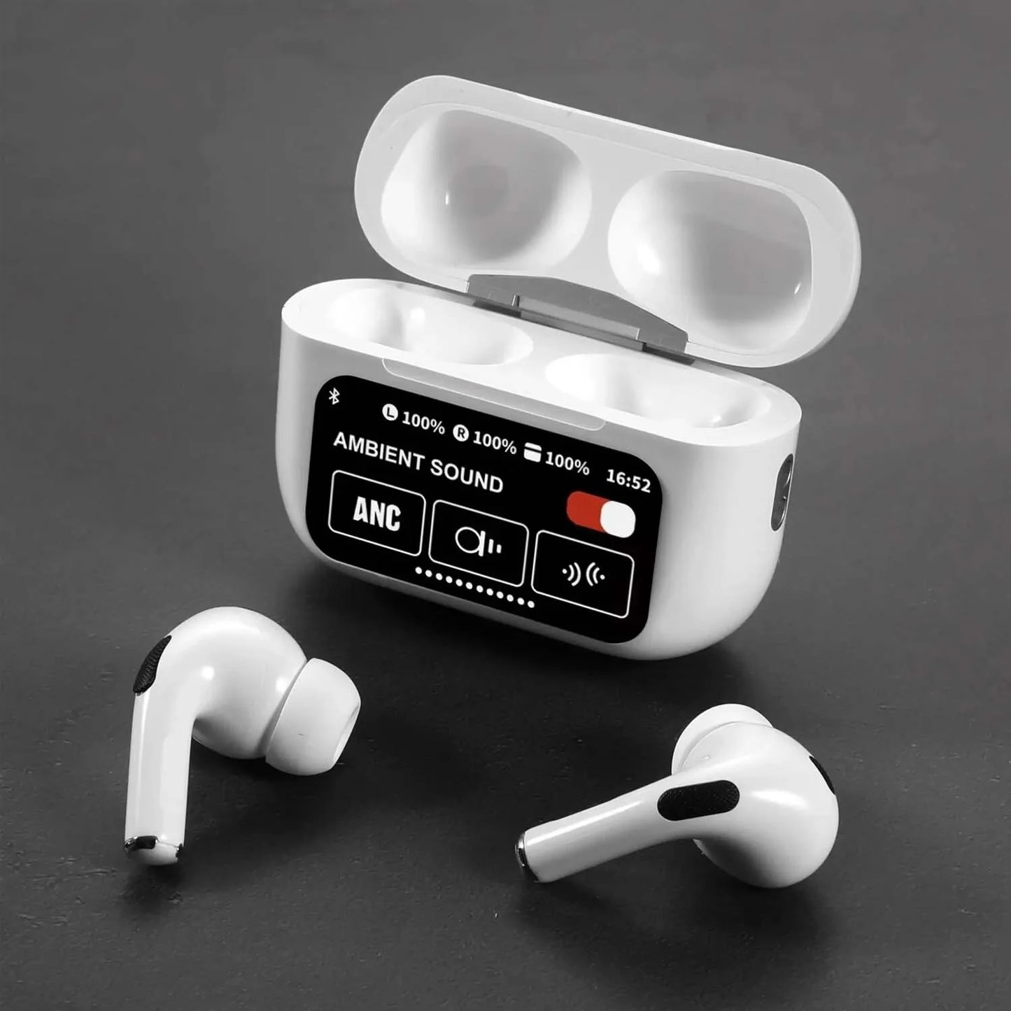 Audífonos A9 Pro – Sonido envolvente, pantalla táctil y cancelación real. Paga al recibir.